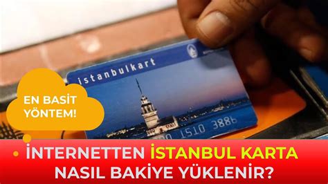 Istanbul karta bankadan para yükleme